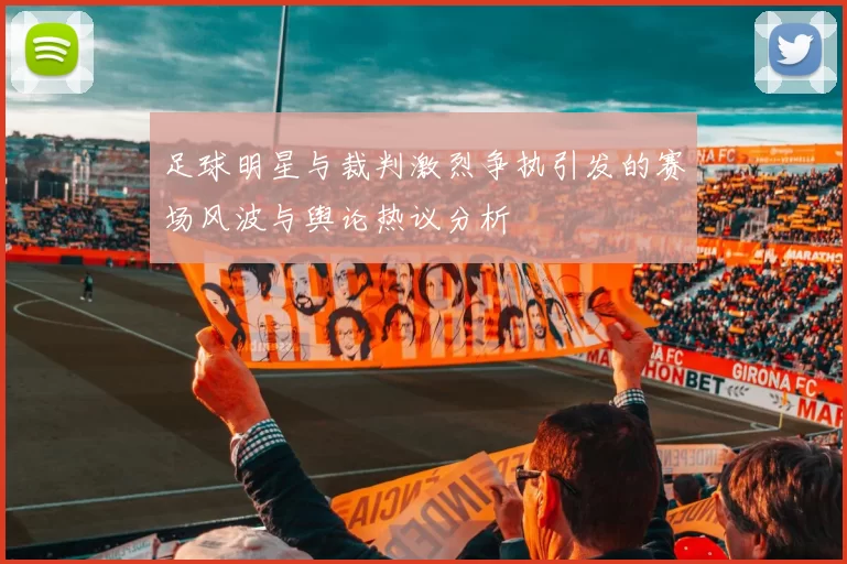 足球明星与裁判激烈争执引发的赛场风波与舆论热议分析