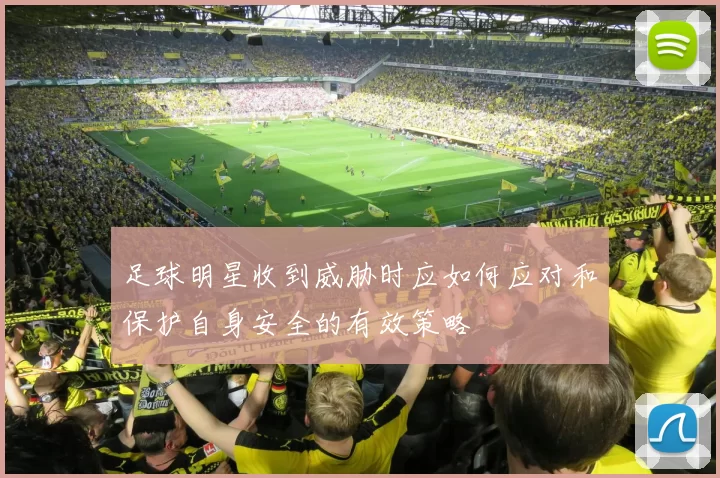 足球明星收到威胁时应如何应对和保护自身安全的有效策略