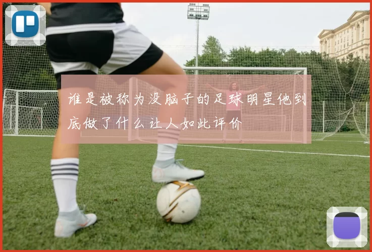 谁是被称为没脑子的足球明星他到底做了什么让人如此评价